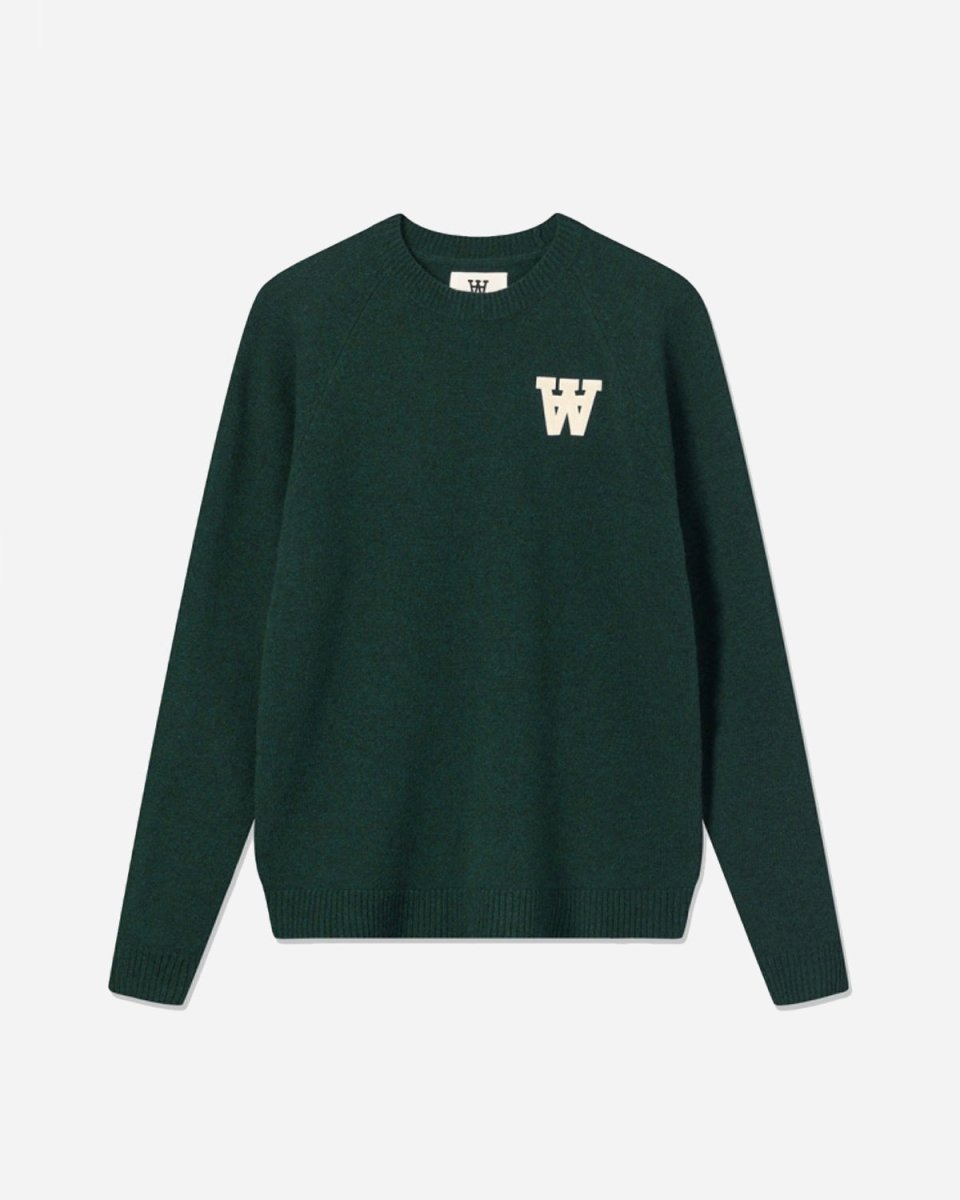 Asta lambswool jumper - Forest green - Munk Store