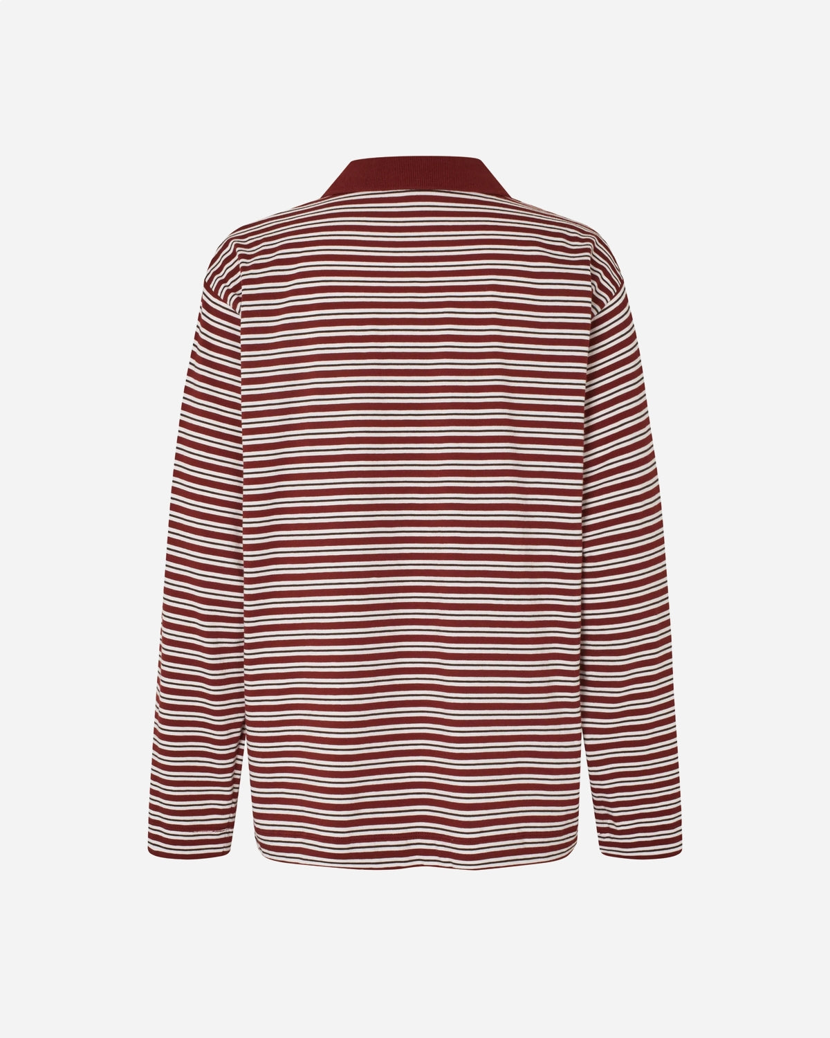 Jeanni - Bordeaux Polo Stripe