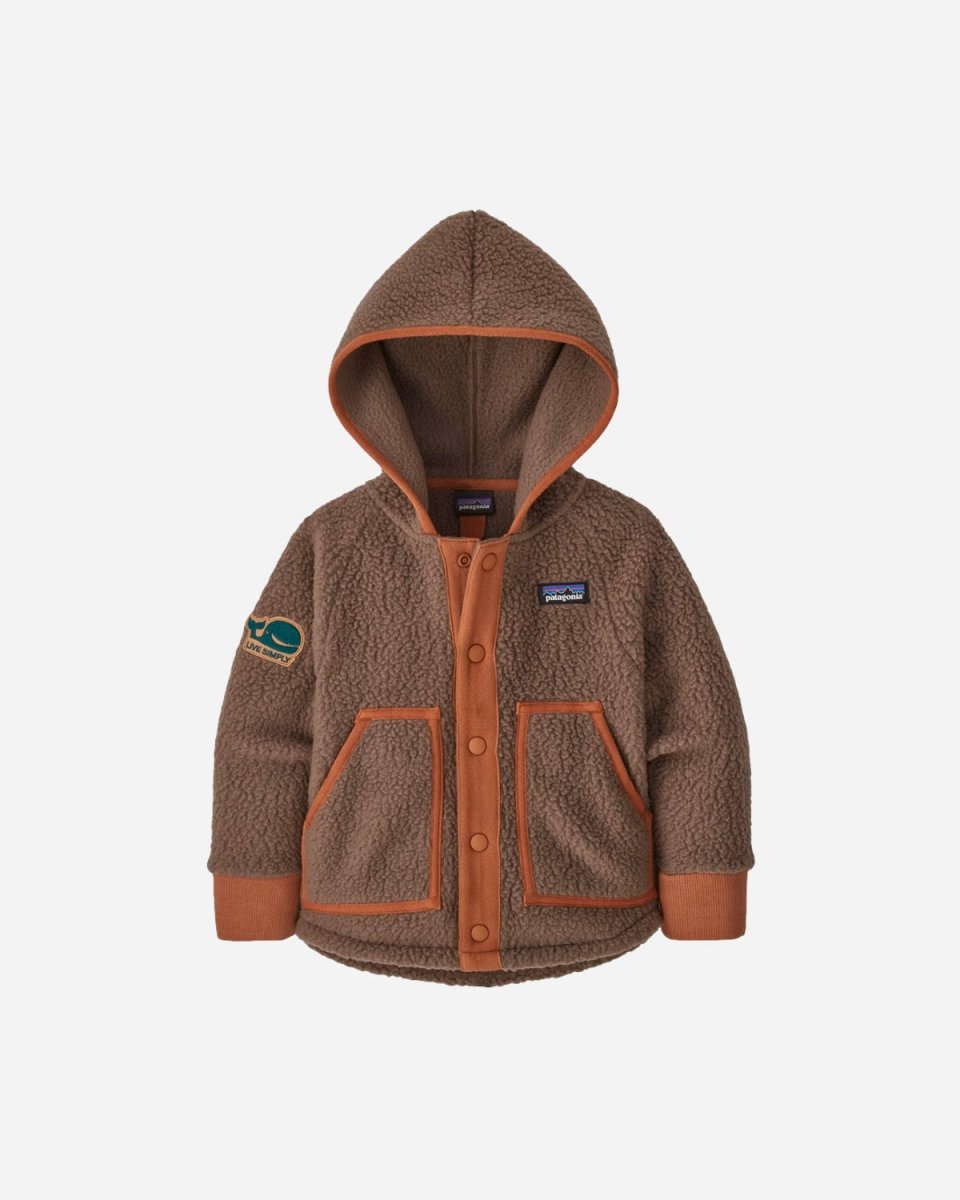Baby Retro Pile Jacket - Topsoil Brown - Munk Store