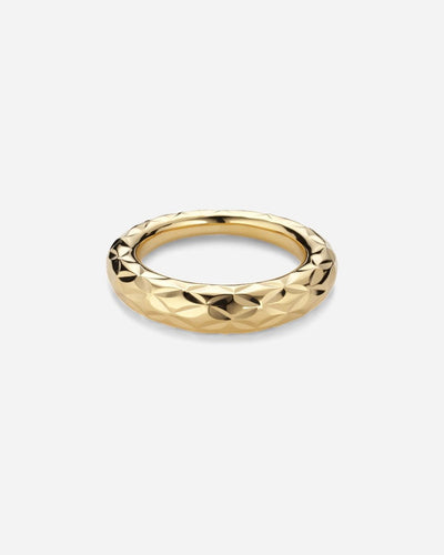 Big Impression Ring - Gold Plated - Munk Store