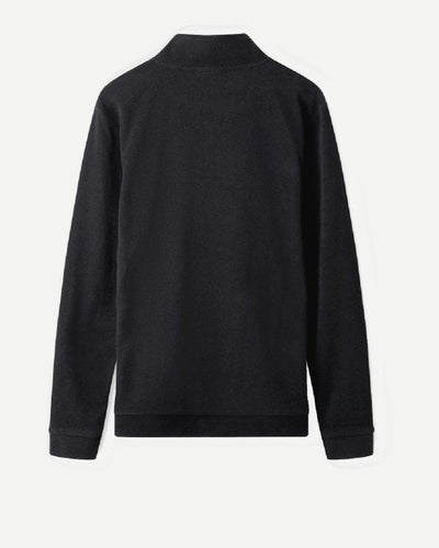 Blåvand II Fleece Half Zip - Black - Munk Store