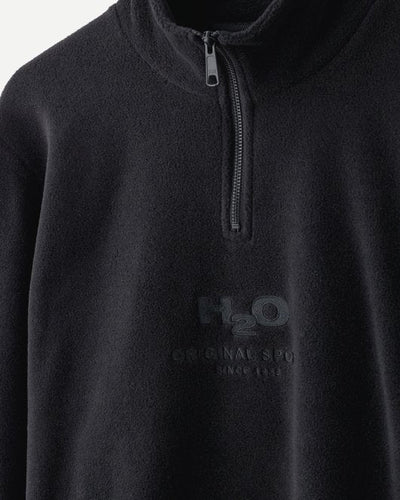 Blåvand II Fleece Half Zip - Black - Munk Store