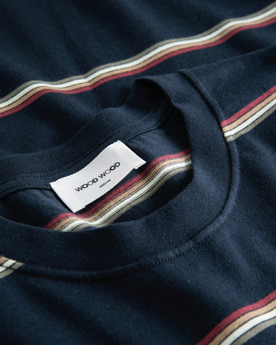 Bobby stripe T-shirt - Navy Stripes - Munk Store