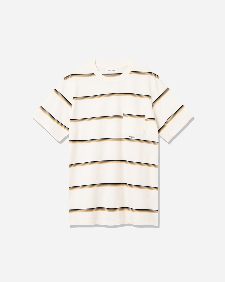 Bobby stripe T-shirt - Off/White Strip - Munk Store