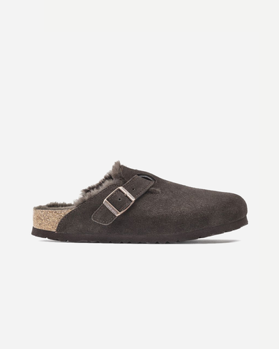 Boston Shearling Suede Leather/Fur Regular - Mocca