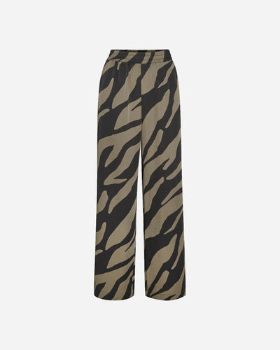 BothildeGZ HW Pants - Maxi Zebra Black/Walnut - Munk Store