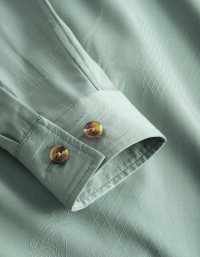 Boxy Shirt Long Sleeve - Dusty Green - Munk Store