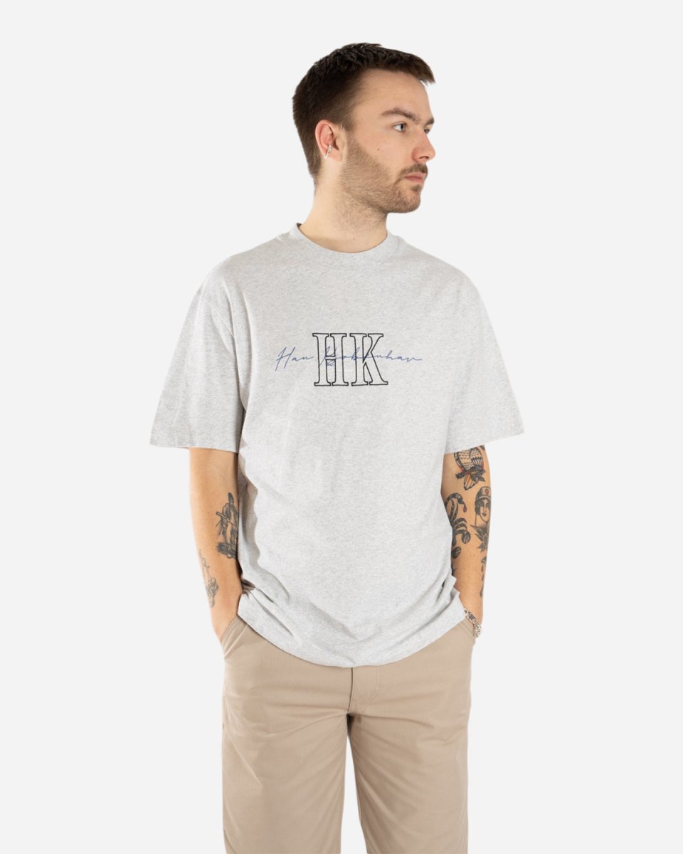 Boxy Tee - Grey Melange Hk - Munk Store