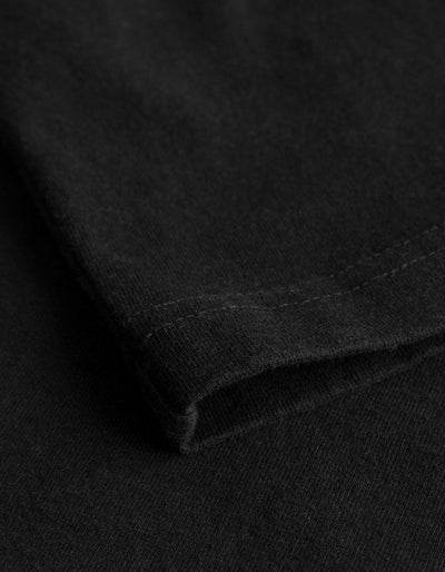 Boxy Tee Long Sleeve - Faded Black - Munk Store