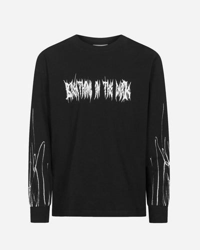 Boxy Tee Long Sleeve - Faded Black - Munk Store