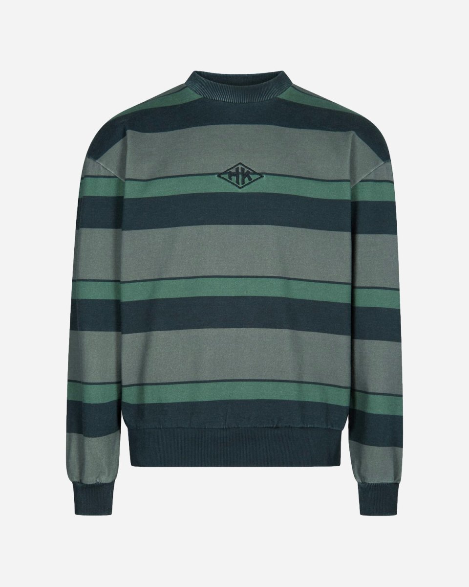 Bulky Crew - Dark Tonal Stripe - Munk Store