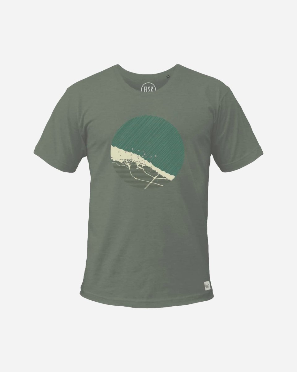 BUNKERS MEN'S TEE - MOSS GREEN - Munk Store