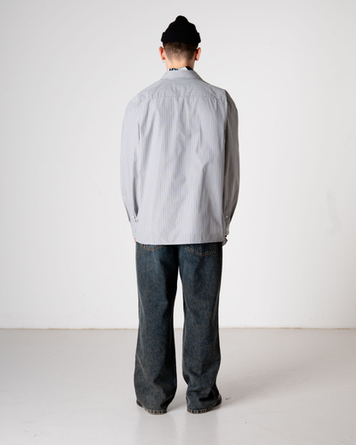 Buzo Striped Shirt - Light Blue