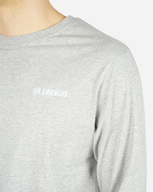 Casual Long Sleeve Tee - Grey Melange - Munk Store