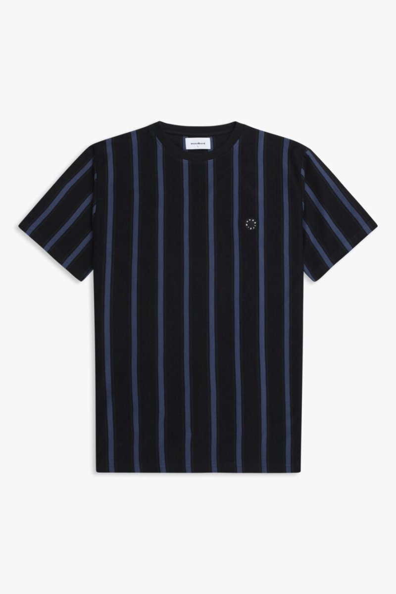 Century Stripe Tee - Black - Munk Store