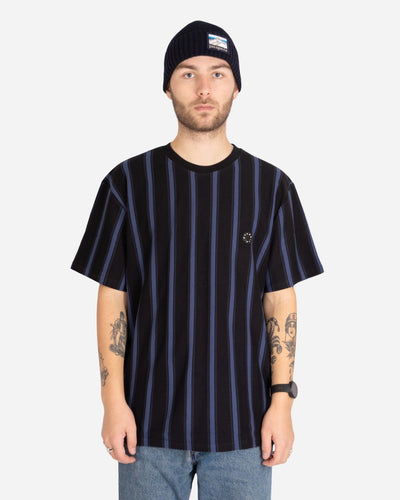 Century Stripe Tee - Black - Munk Store