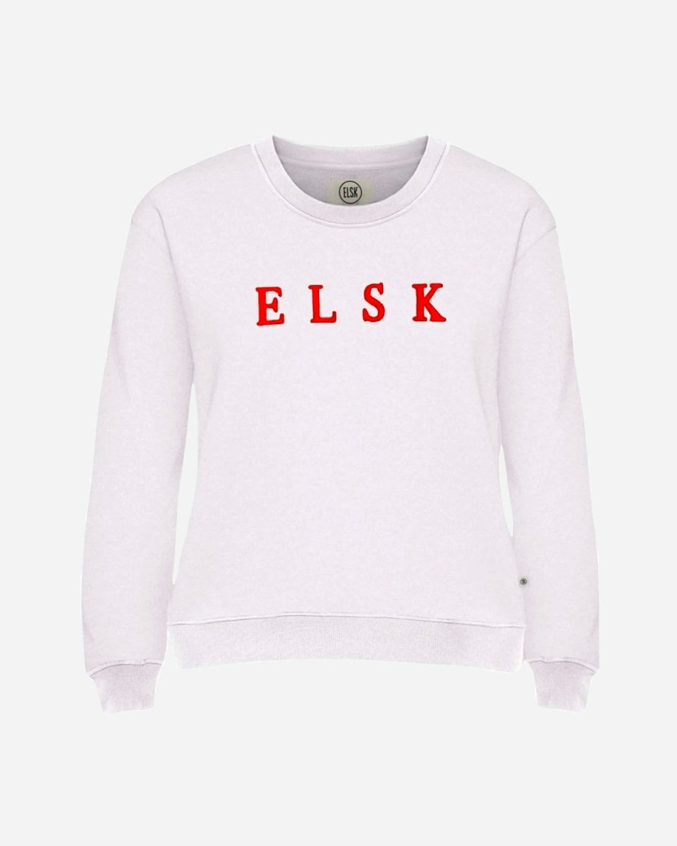 Chenille EMB. Ørum Women's Sweatshirt - Dusty Pink - Munk Store