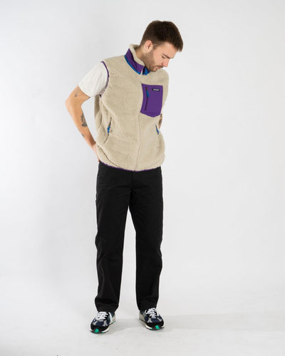 Classic Retro-X Vest - Pelican W/Purple - Munk Store