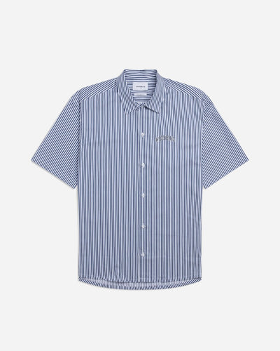 Claymoon Ball Shirt - White/Blue - Munk Store