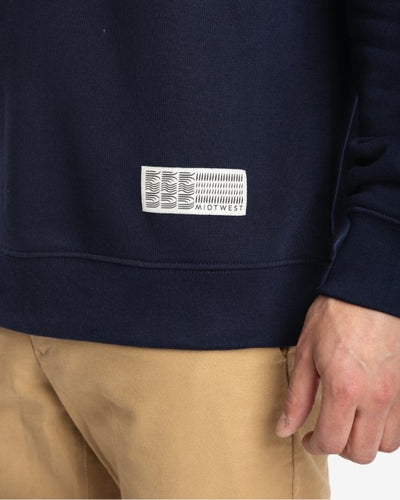 Cloudy Half Zip - Navy - Munk Store