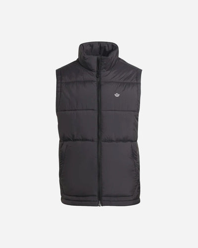 Collar Puffer Vest - Black - Munk Store