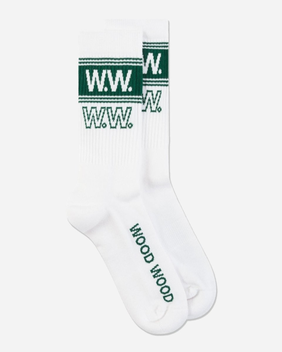 Colton Logo Sport Socks - White - Munk Store