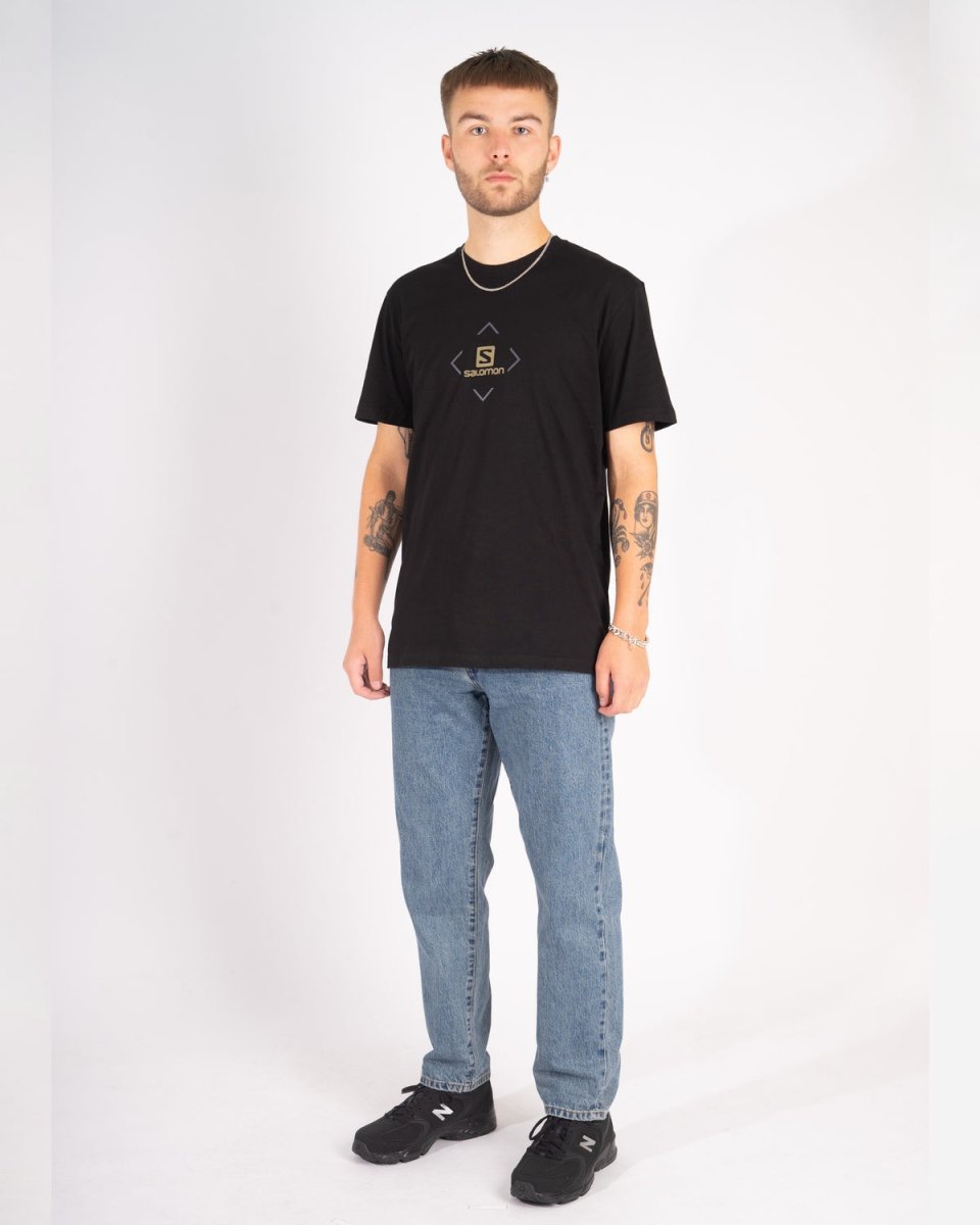 Cotton Logo Tee - Black - Munk Store