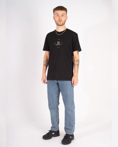 Cotton Logo Tee - Black - Munk Store