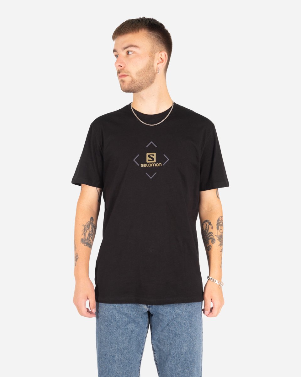 Cotton Logo Tee - Black - Munk Store