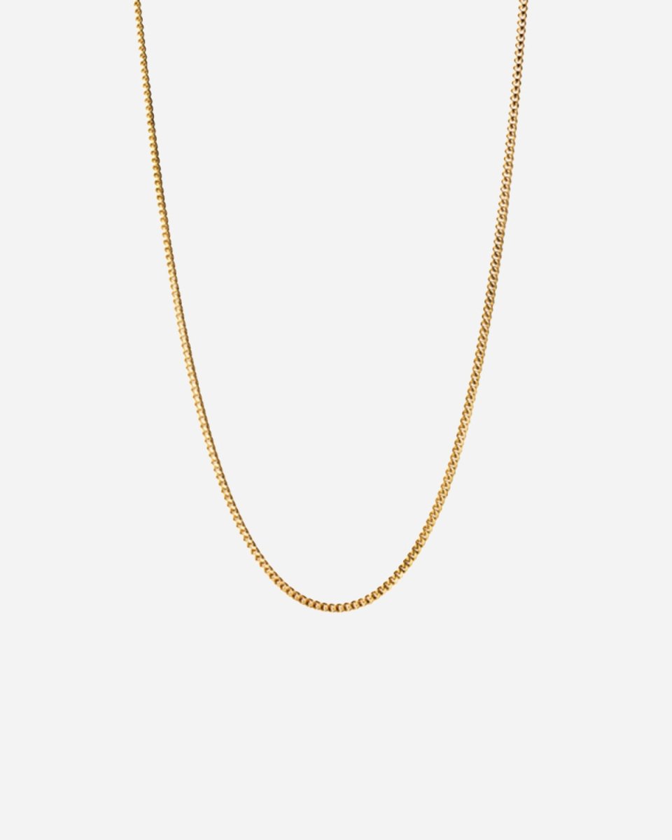 Curb Chain 40 cm - Gold Plated - Munk Store