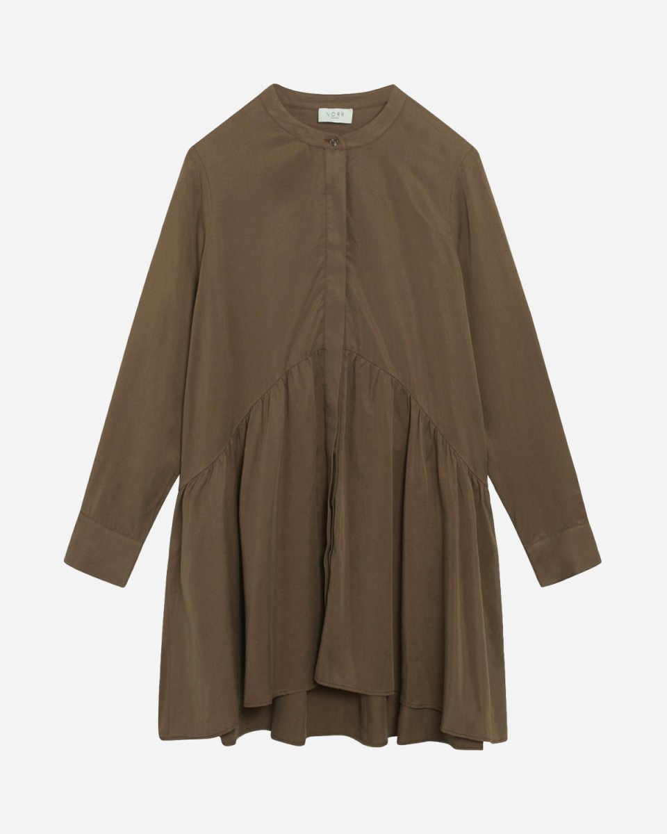 Dara LS Dress - Taupe - Munk Store