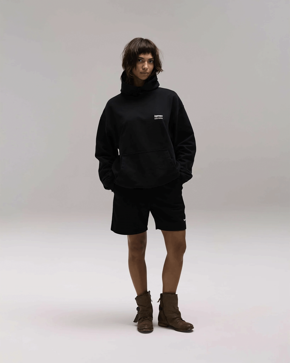Bareen X (Di)Vision Oversize Hoodie - Black