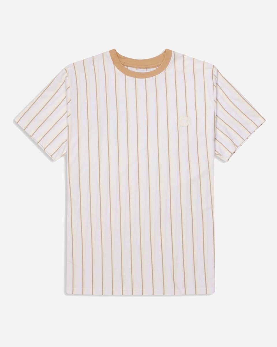 Drek Stripe Tee - White/Ecru/Kit - Munk Store