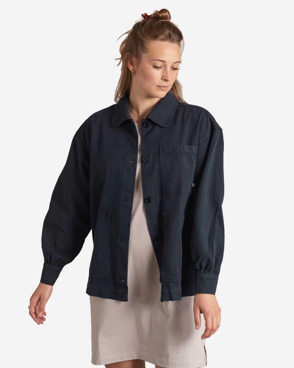 Elsa Overshirt - Dark Navy - Munk Store