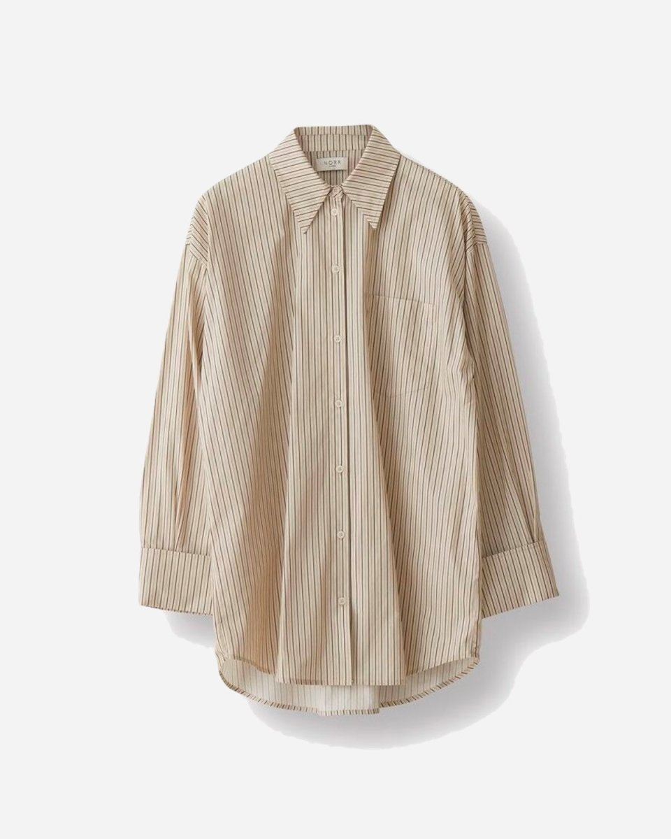 Elsbeth Shirt - Ecru Stripe - Munk Store