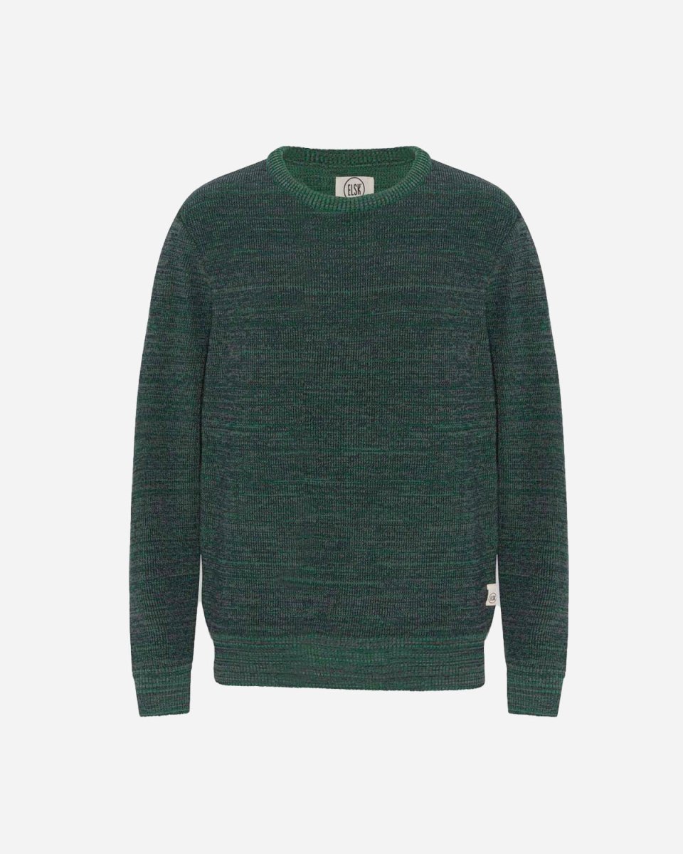 ELSK® AGGER MEN'S KNIT - DARK GREEN MULTI - Munk Store