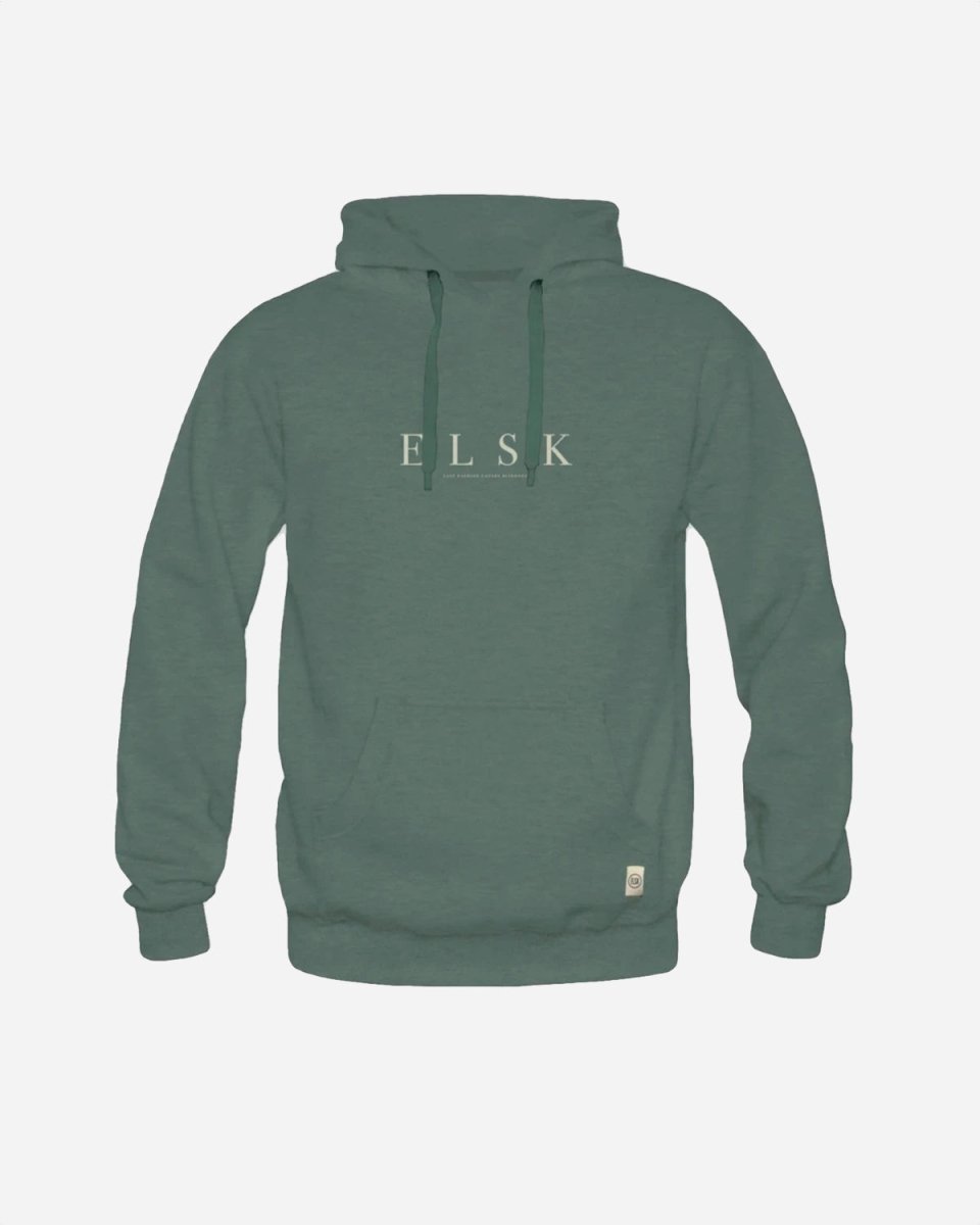 ELSK PURE TVÆRS MEN'S HOODIE - STONE GREEN - Munk Store