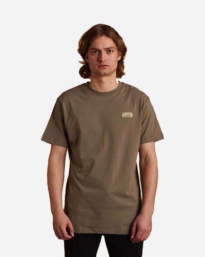 ELSK® SUNSIGN2 PCH BRUSHED MEN'S TEE - SMOKEY OLIVE - Munk Store