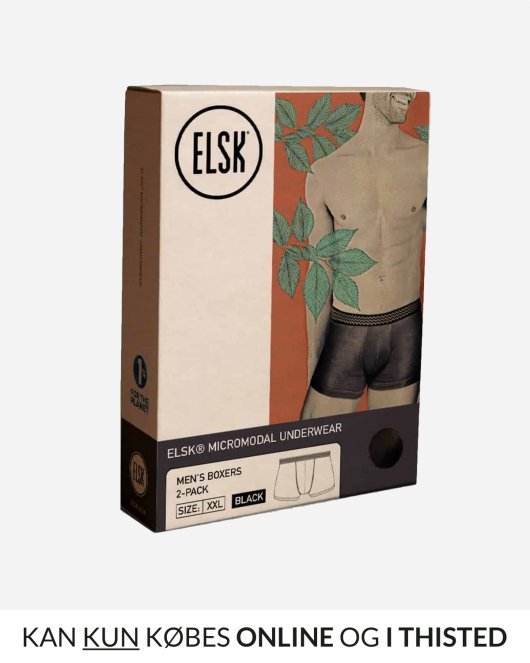 ELSK®MEN’S MICROMODAL UNDERWEAR – BOXERS (2-PACK) - NAVY - Munk Store