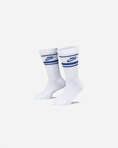 Everyday Essential Socks 3-PK - White/Blue - Munk Store