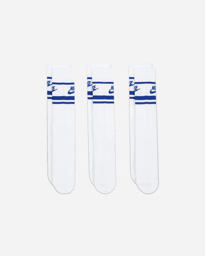 Everyday Essential Socks 3-PK - White/Blue - Munk Store