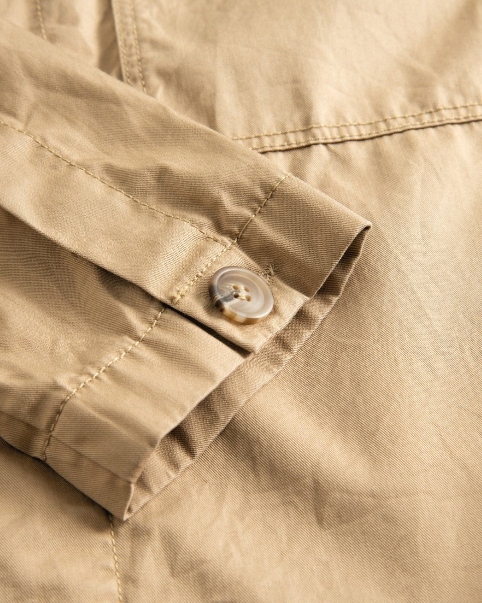 Fabian twill overshirt - Khaki - Munk Store