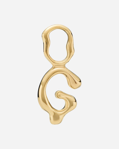 Fluent Letter Charm - Gold - Munk Store