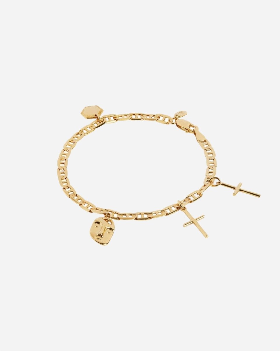 Friend Charm Bracelet - Gold Plated - Munk Store