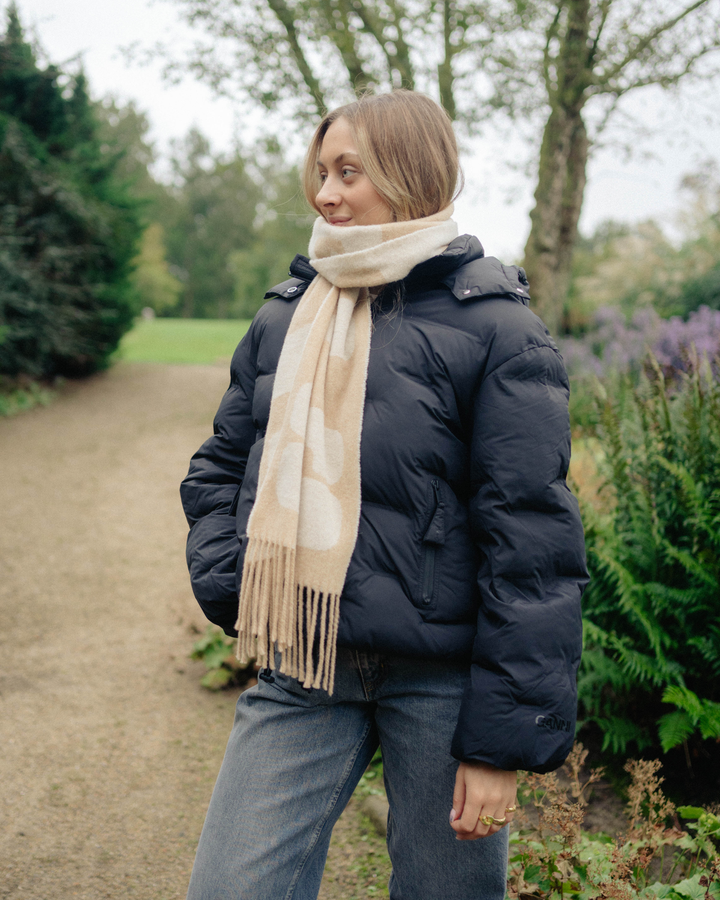 Soft Puffer Short Jacket Black