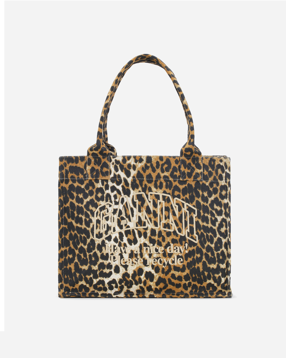 Large Easy Shopper Print - Leopard