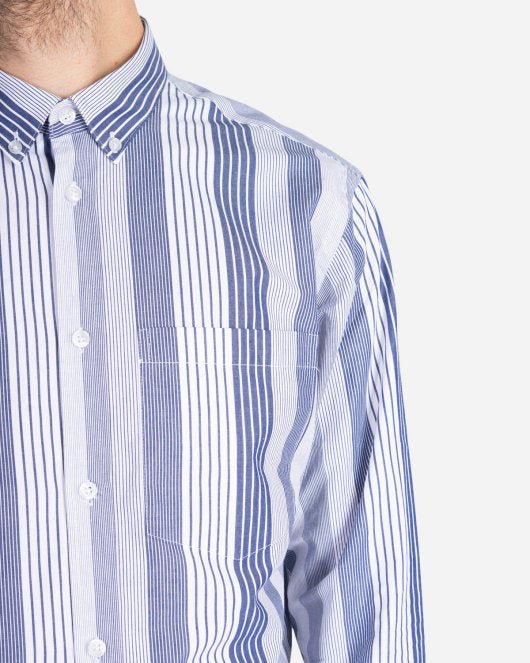 Glinse Stripe Shirt - White - Munk Store