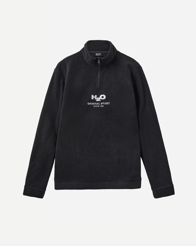 Blåvand II Fleece Half Zip - Black/White