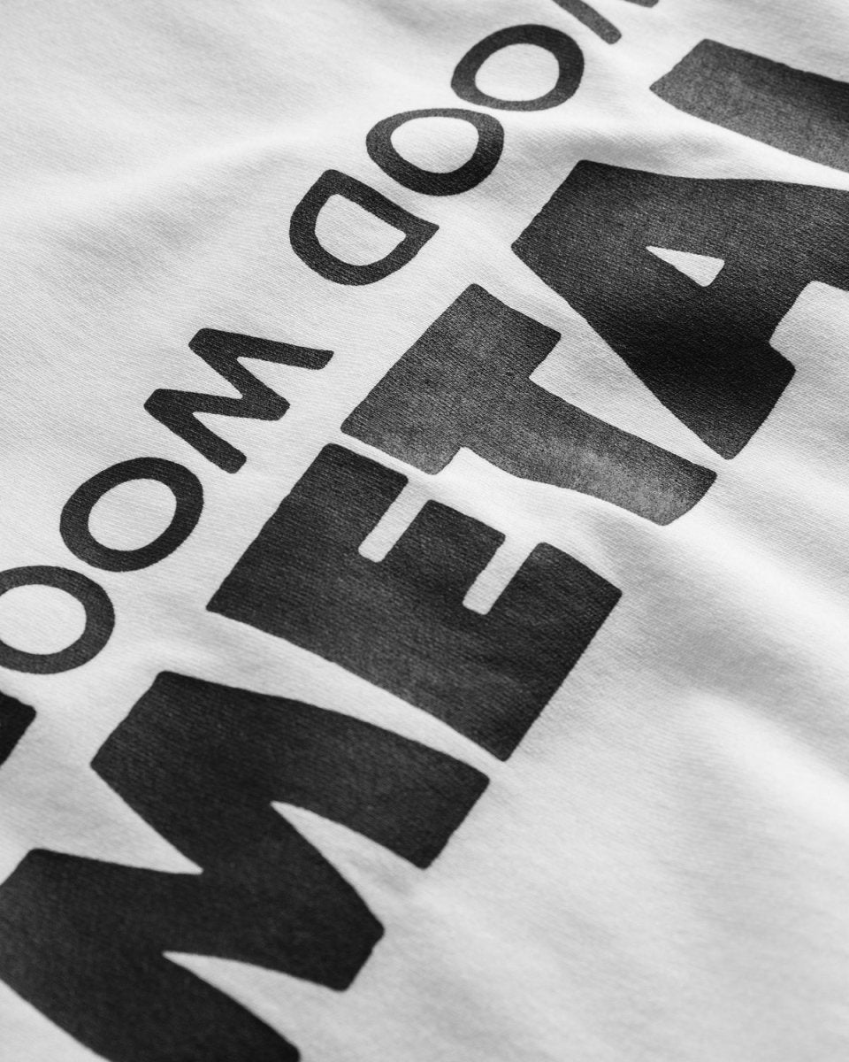 Haider Metal T-shirt - White - Munk Store