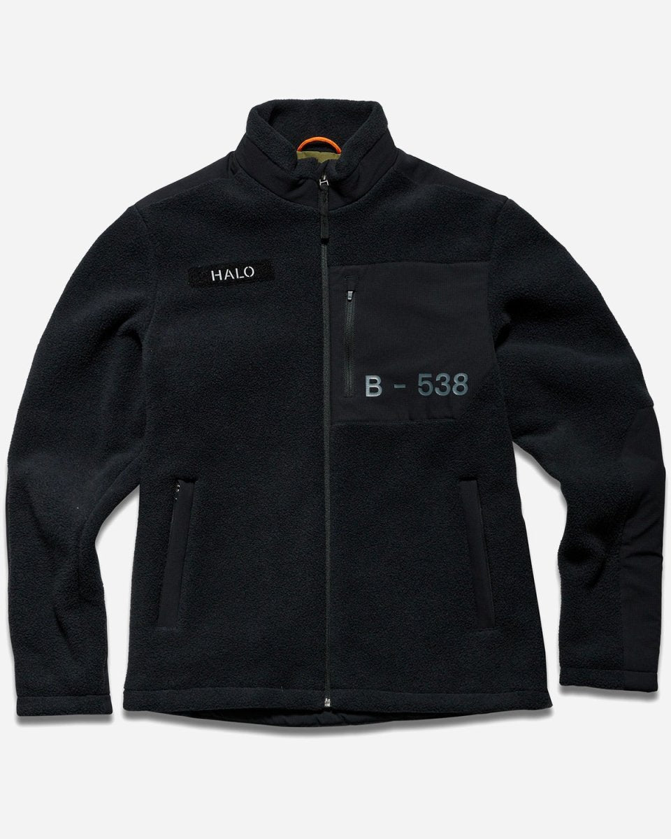 Halo Fleece Jacket - Black - Munk Store